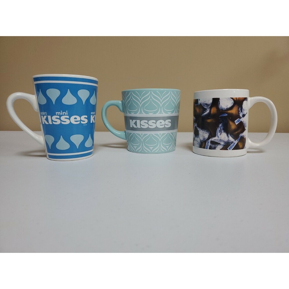 3 Hershey’s Chocolate Kisses Coffee Mug Tea Cup
